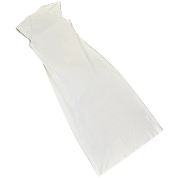 Susana Monaco, Cream Slit Dress, Stretchy_Small - Picture 5 of 8